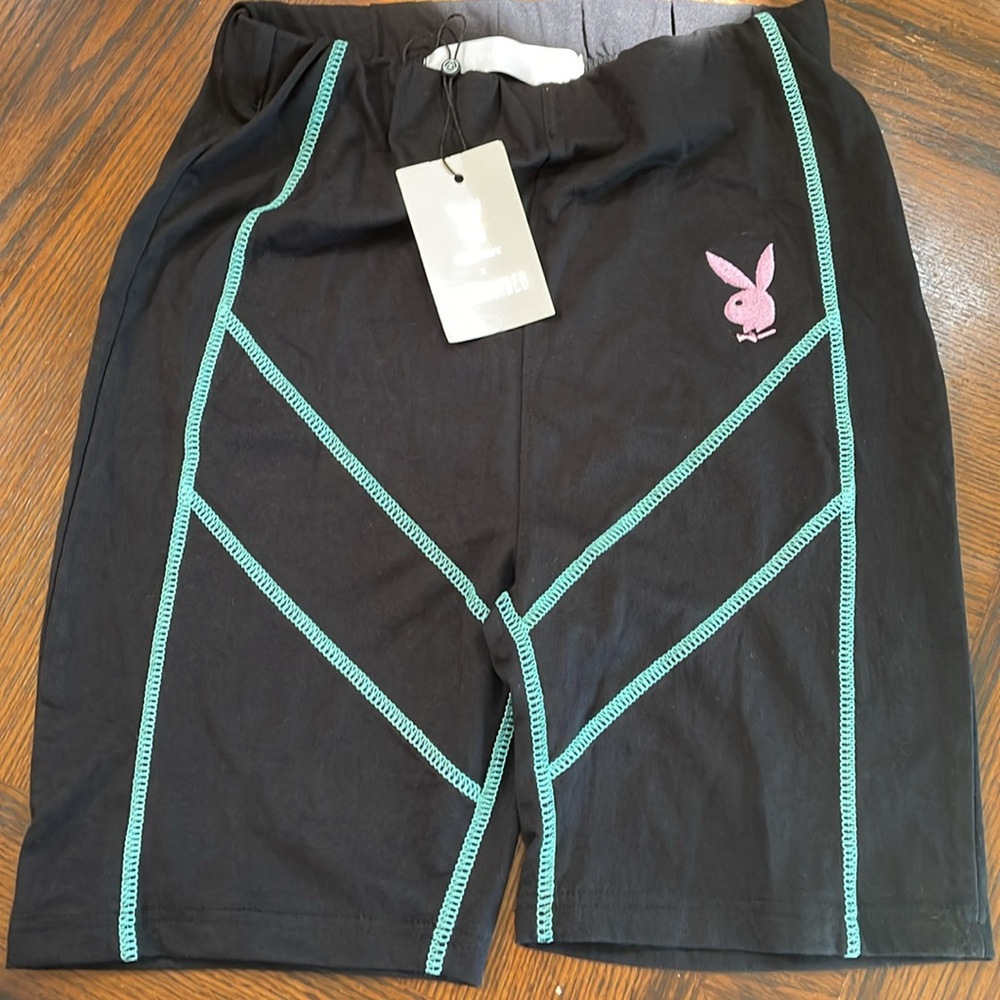 Playboy X Missguided  Cycling Shorts Size Medium